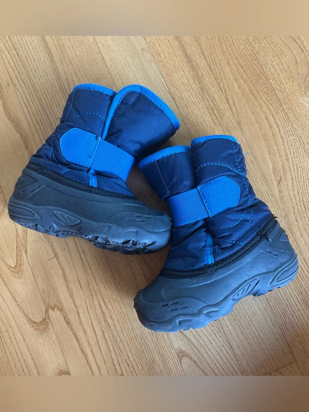Kamik Snowbug 5 Snow Boots Navy Blue Winter Clothes Waterproof Boys Sz 7 Toddler
